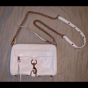 Rebecca Minkoff white Mini Mac